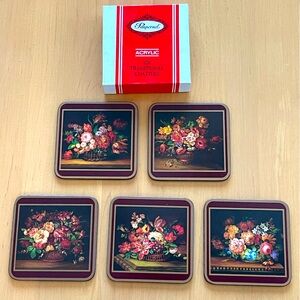 PIMPERNEL ACRYLIC COASTERS